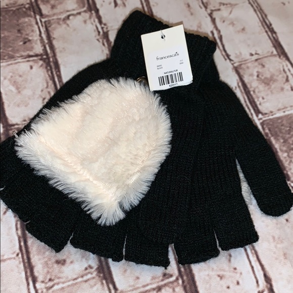 Francesca's Collections Accessories - New gloves mittens black Francesca’s